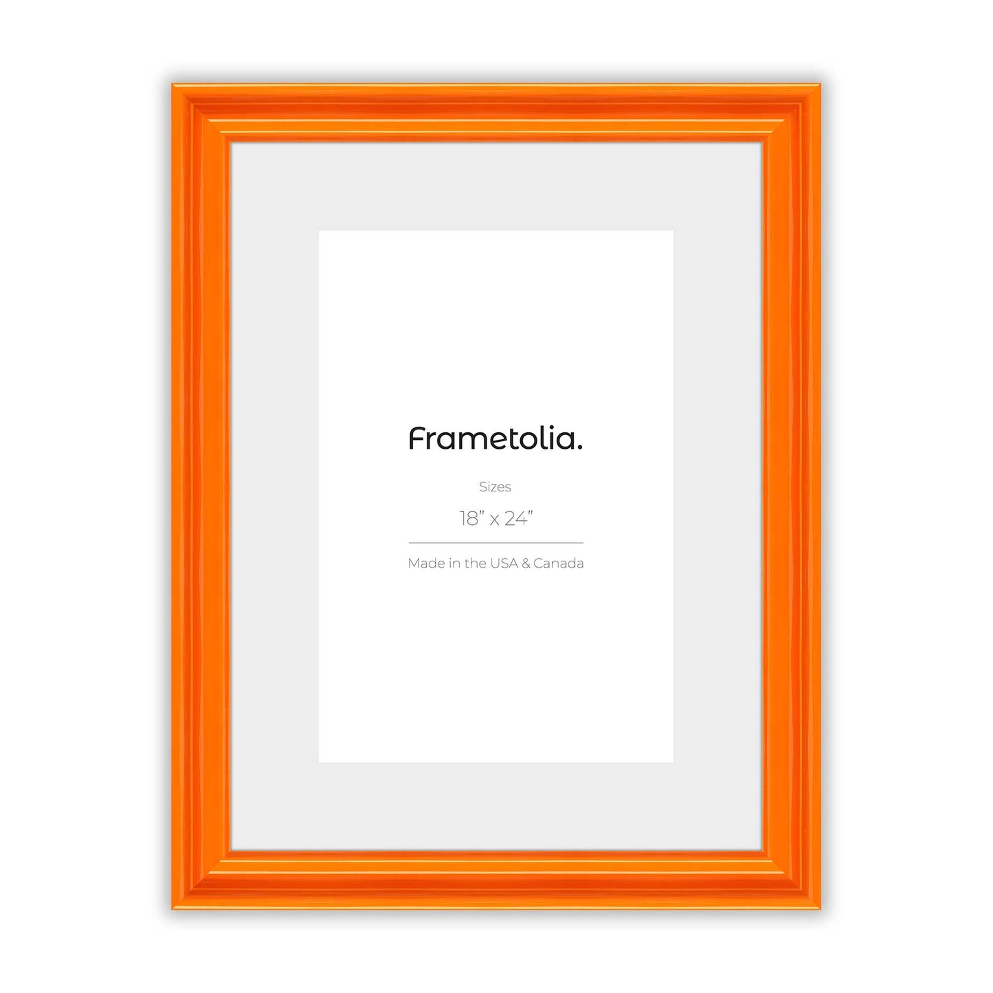 Orange Marmalade Wide Width Wall Frame