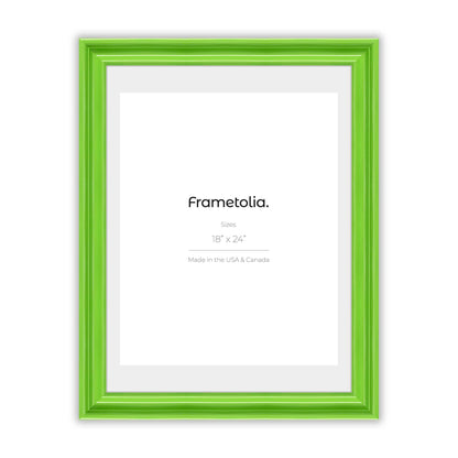 [Color:Fresh Lime Gloss],front of picture frame