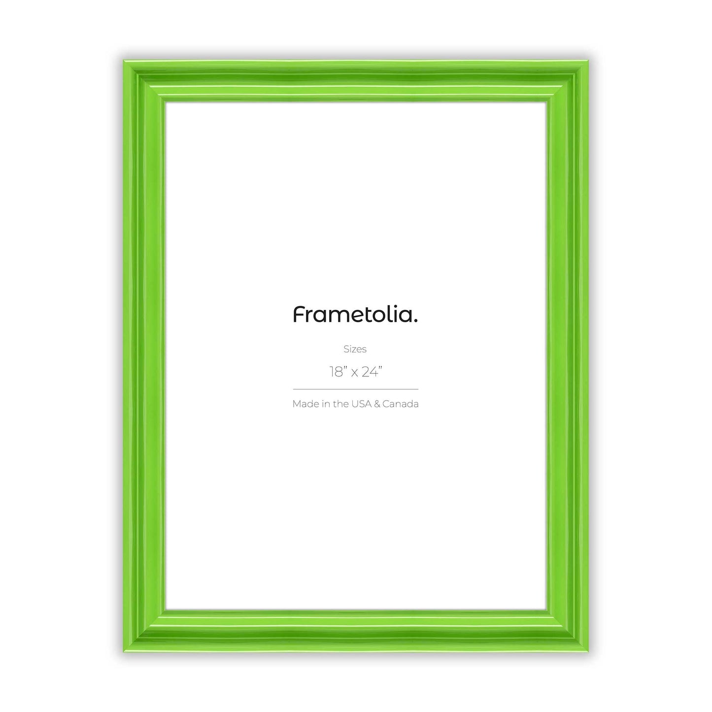 [Color:Fresh Lime Gloss],front of picture frame