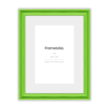 [Color:Fresh Lime Gloss],front of picture frame