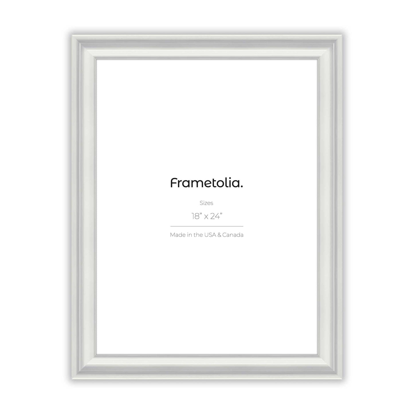 Electric White Gloss Wide Width Wall Frame