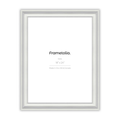 Electric White Gloss Wide Width Wall Frame