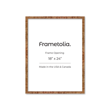 18" x 24" Golden Burlwood Verona Wall Frame
