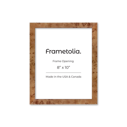 8" x 10" Golden Burlwood Verona Wall Frame