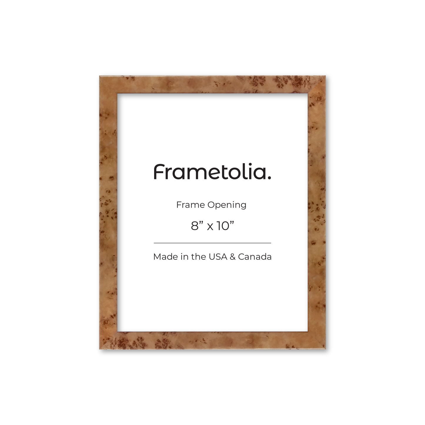 Golden Burlwood Verona Wall Frame