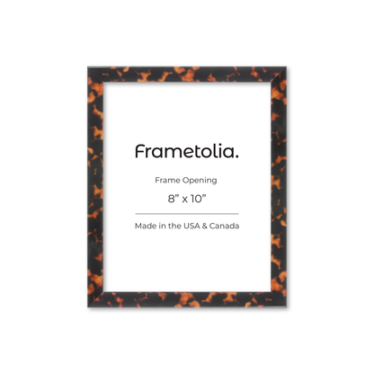 8" x 10" Tortoise Burlwood Verona Wall Frame