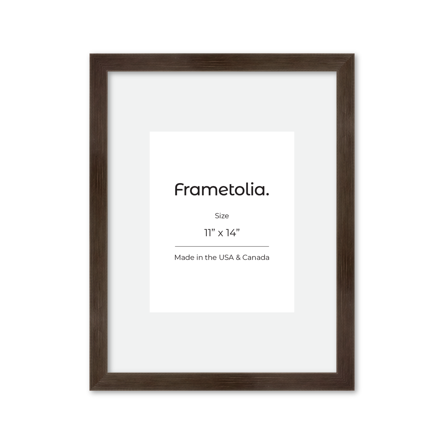 11" x 14" Soft Charcoal Sierra Wall Frame
