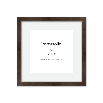 12" x 12" Soft Charcoal Sierra Wall Frame