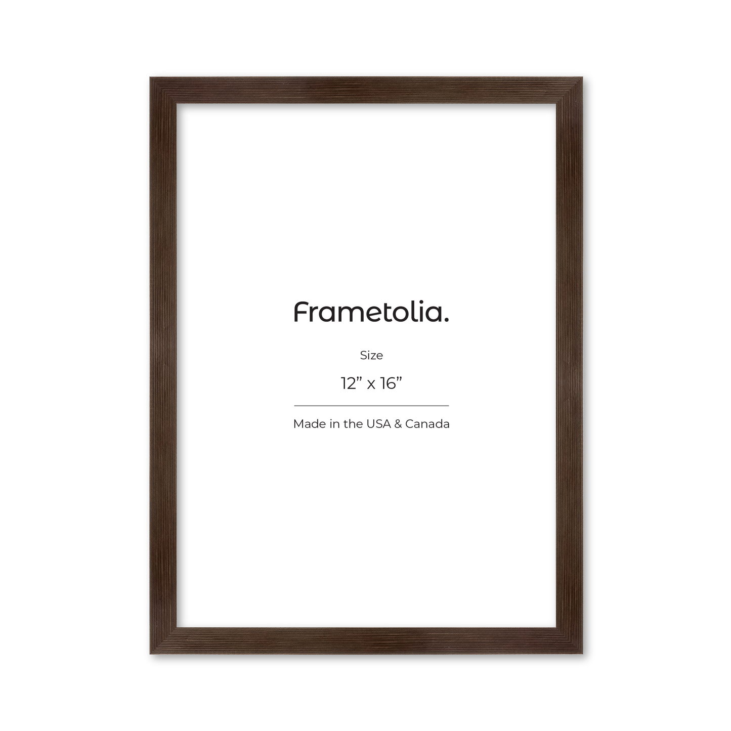12" x 16" Soft Charcoal Sierra Wall Frame