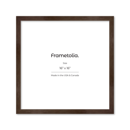 16" x 16" Soft Charcoal Sierra Wall Frame