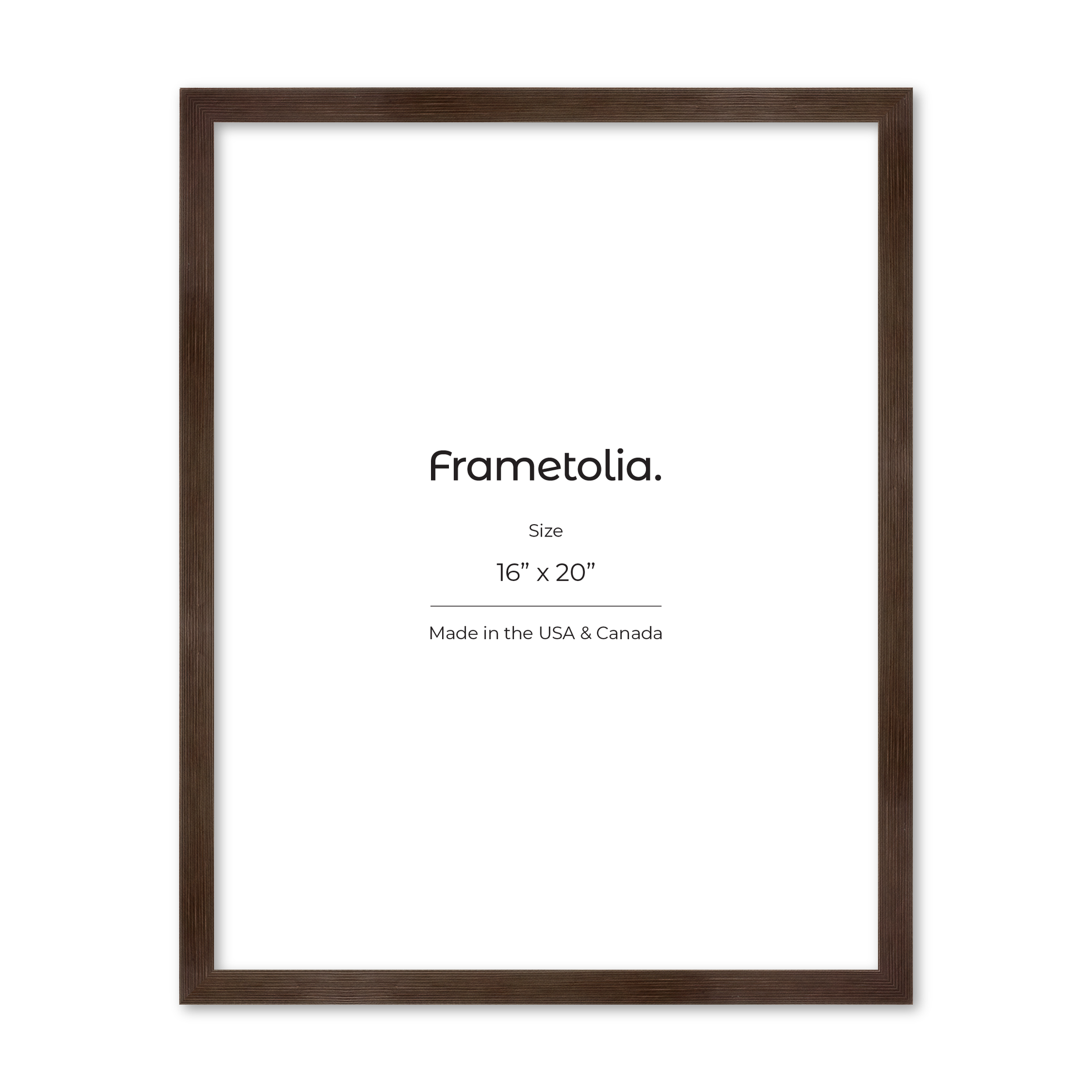 16" x 20" Soft Charcoal Sierra Wall Frame