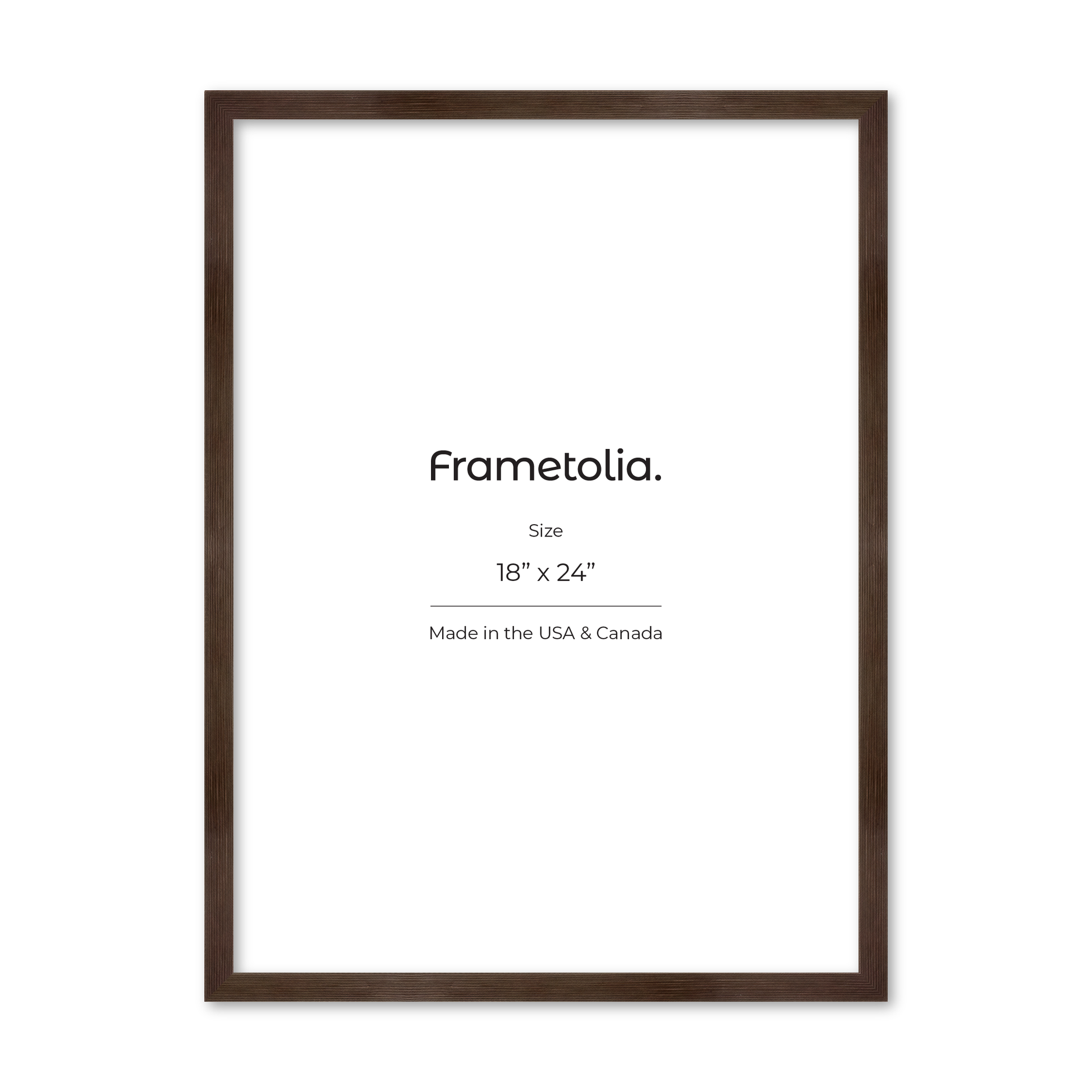 18" x 24" Soft Charcoal Sierra Wall Frame