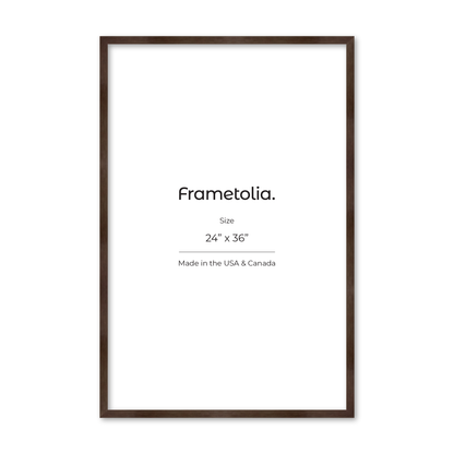 24" x 36" Soft Charcoal Sierra Wall Frame