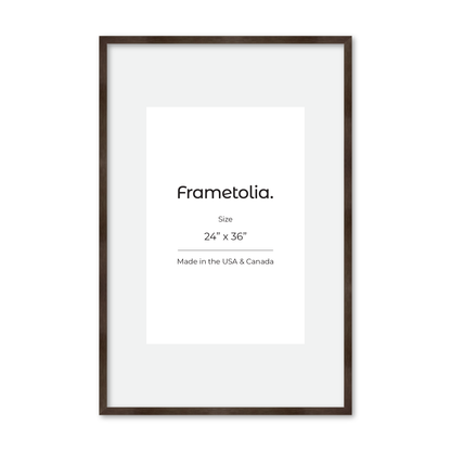 24" x 36" Soft Charcoal Sierra Wall Frame
