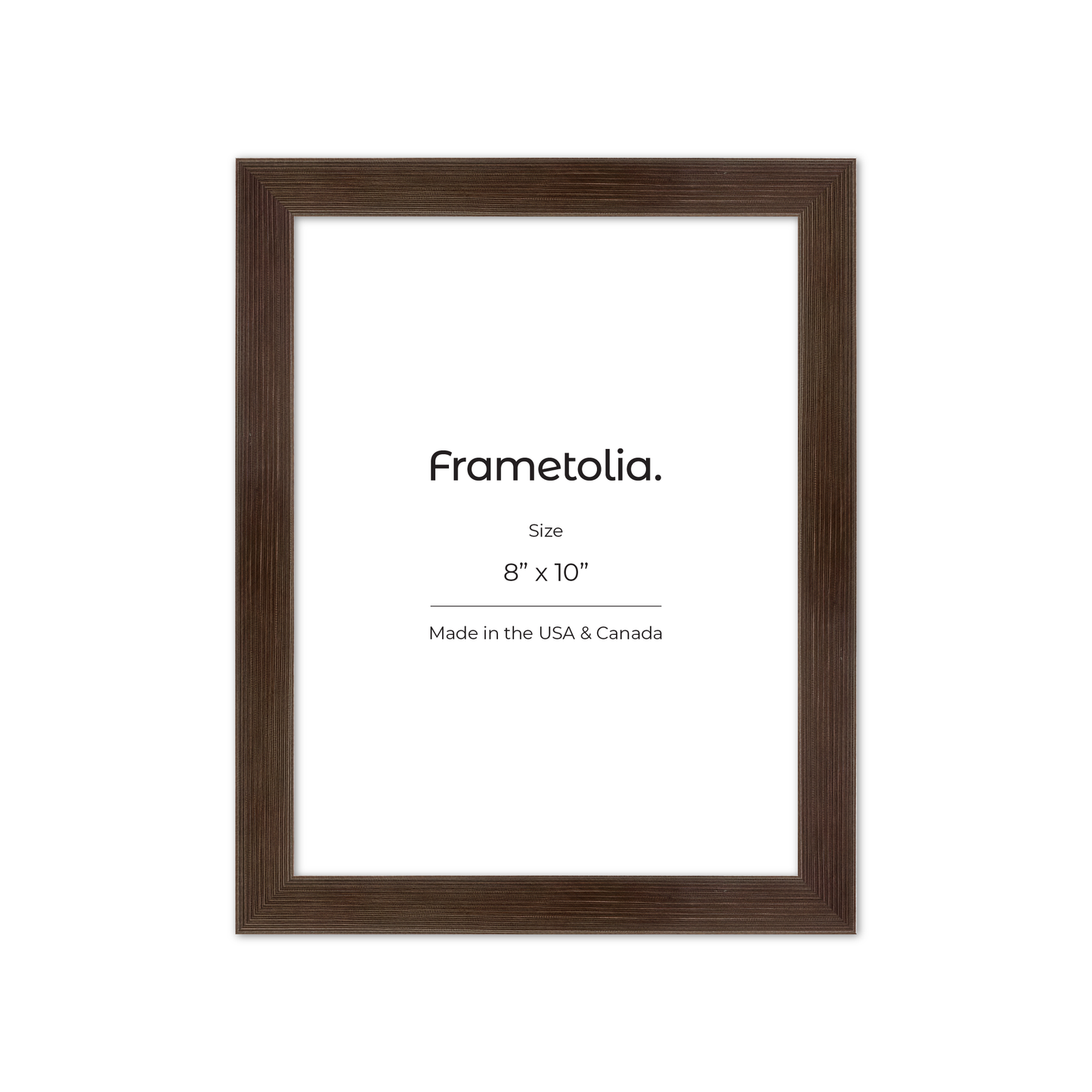 8" x 10" Soft Charcoal Sierra Wall Frame