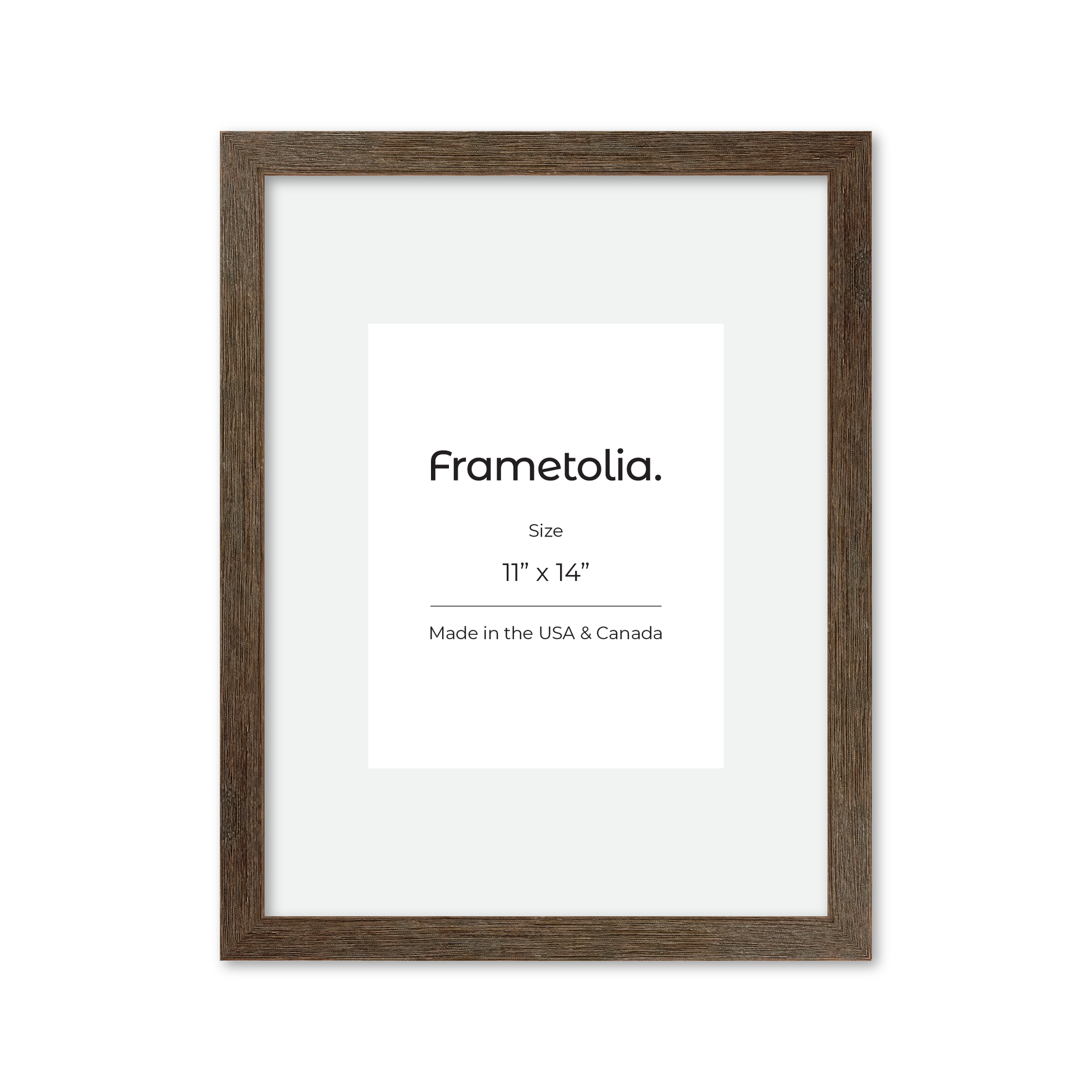11" x 14" Soft Gray Sierra Wall Frame