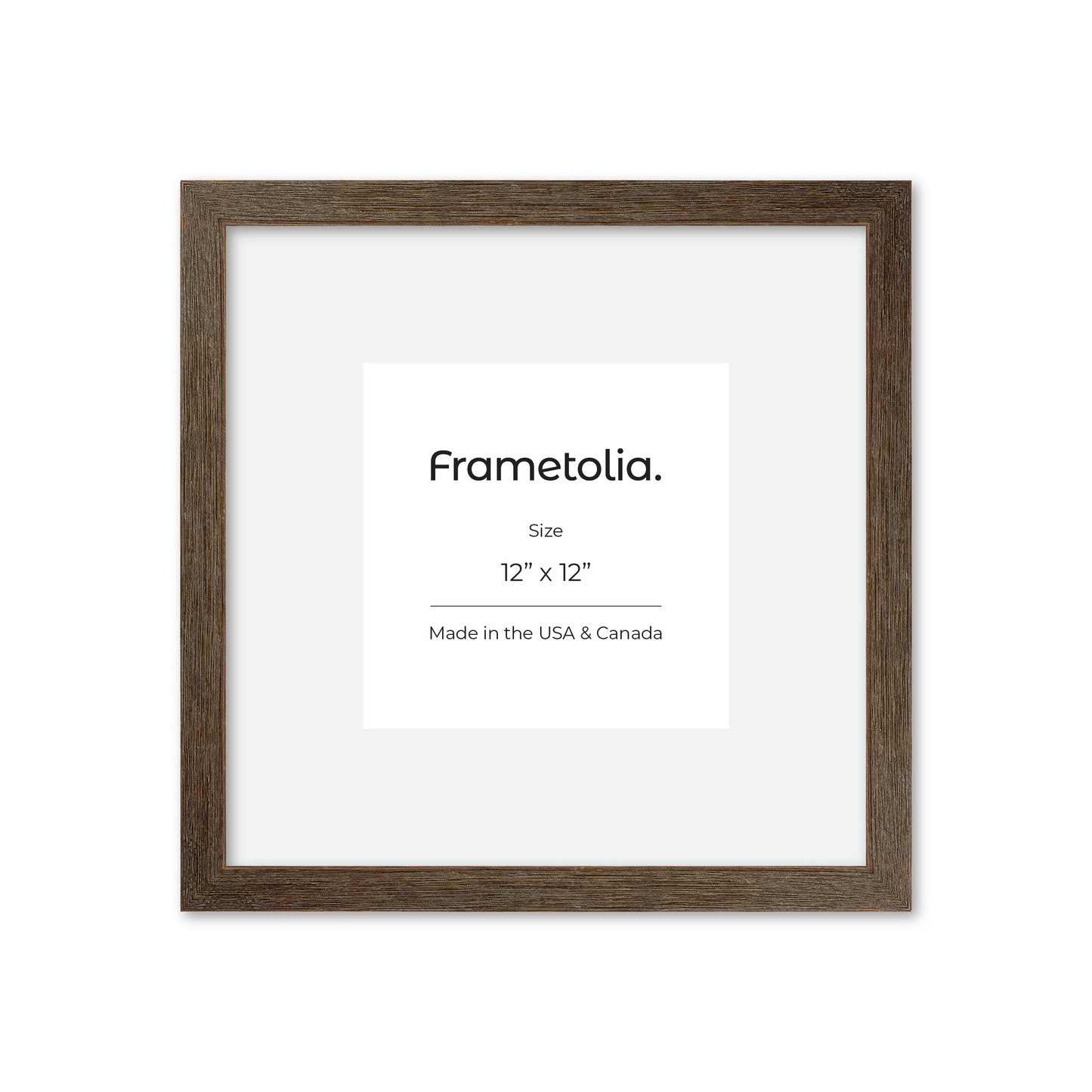 12" x 12" Soft Gray Sierra Wall Frame