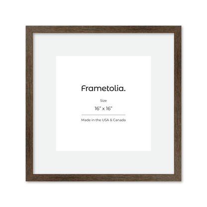 16" x 16" Soft Gray Sierra Wall Frame