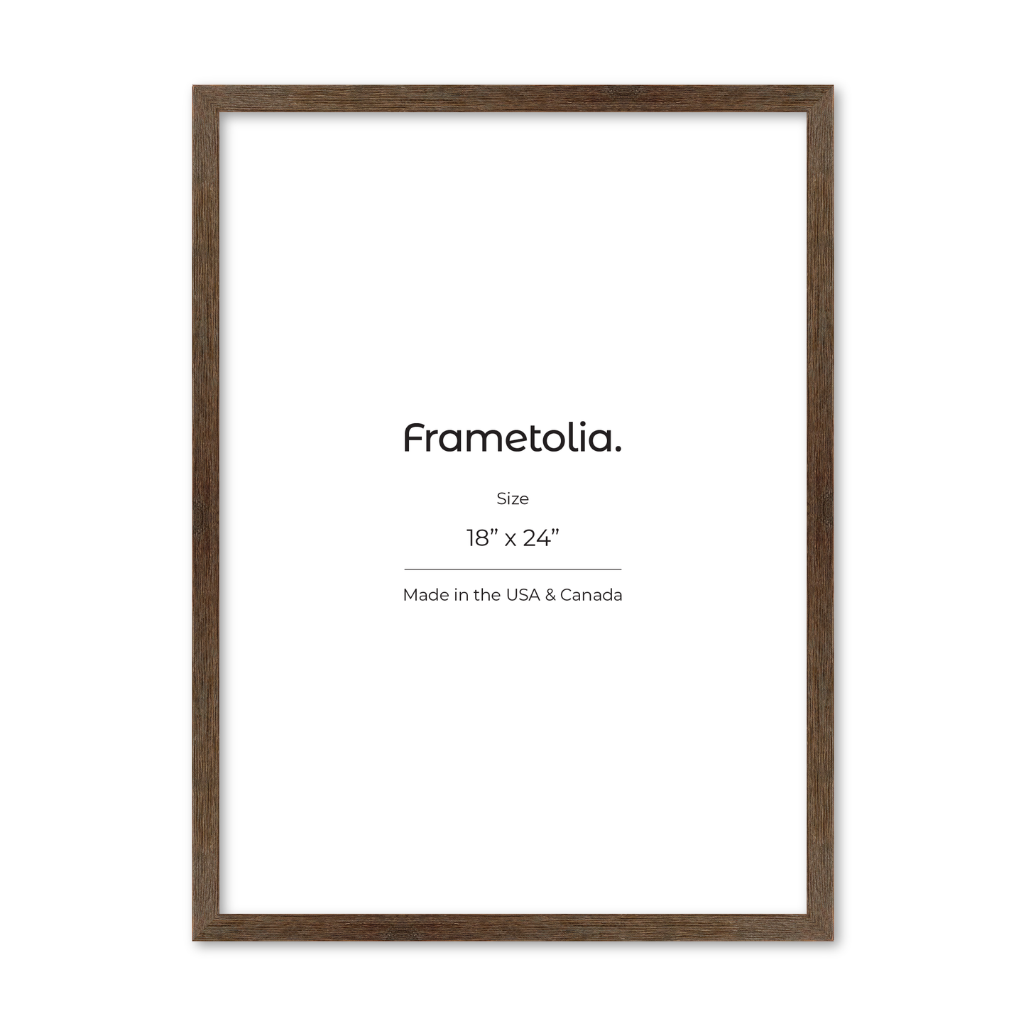 18" x 24" Soft Gray Sierra Wall Frame