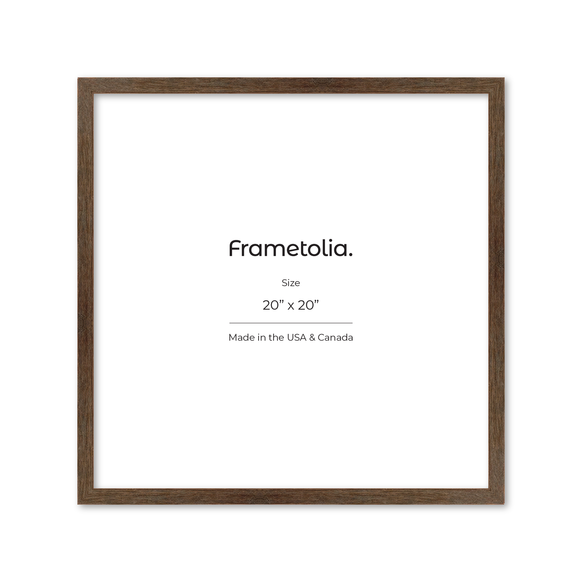 20" x 20" Soft Gray Sierra Wall Frame