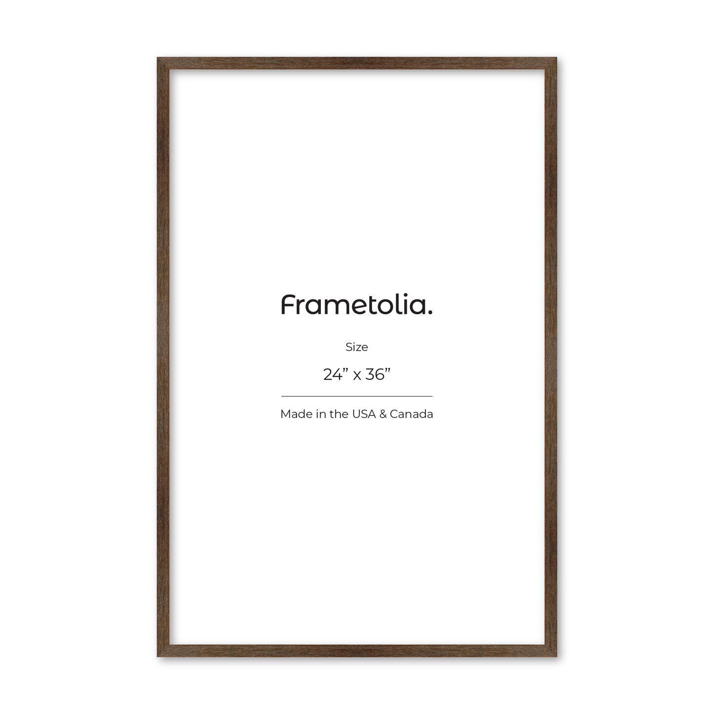 24" x 36" Soft Gray Sierra Wall Frame