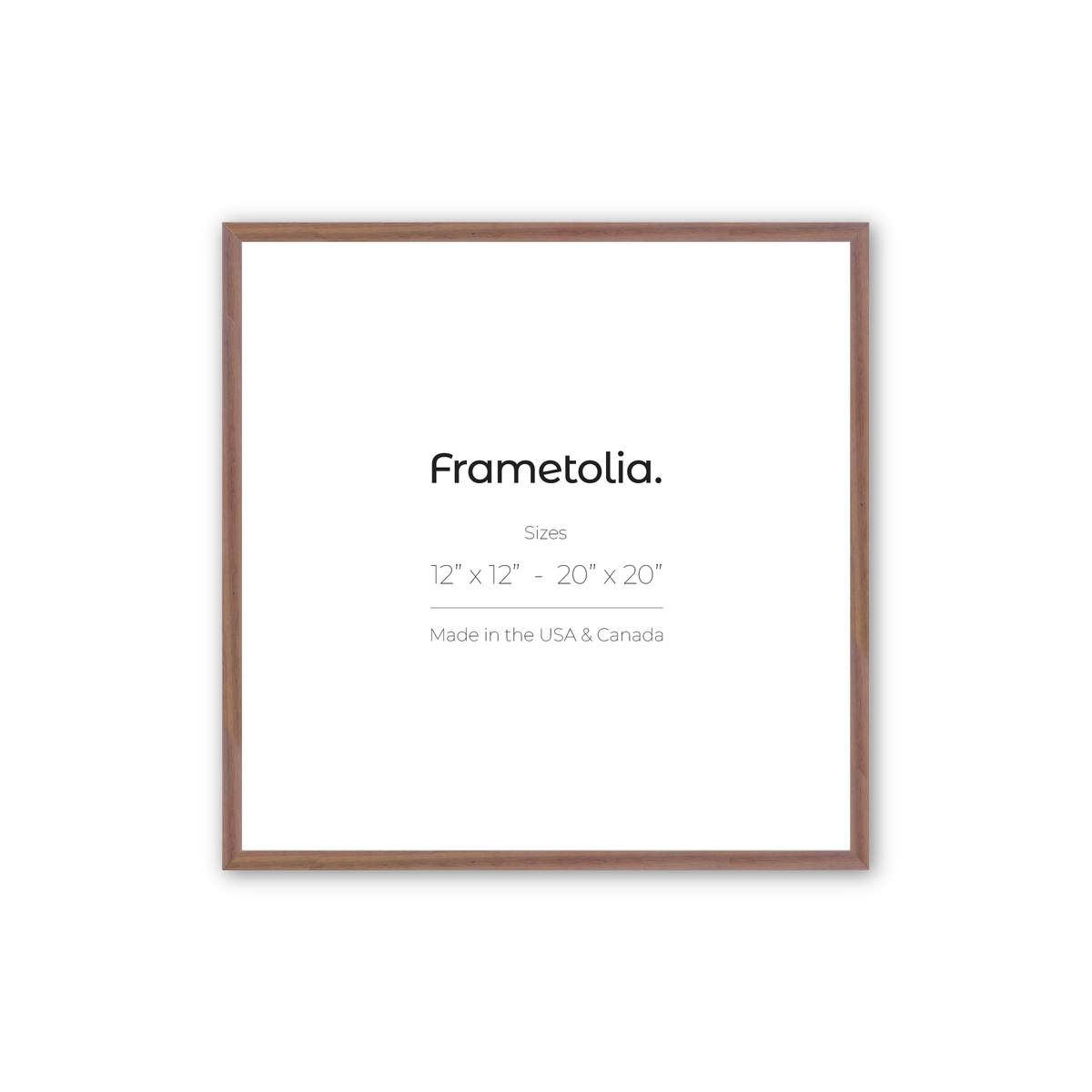 Brown Walnut Oslo Wall Frame