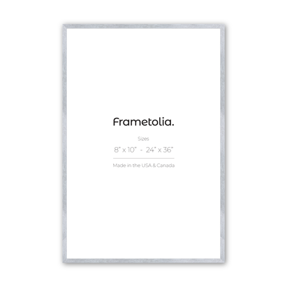 Heathered White Linden Wall Frame