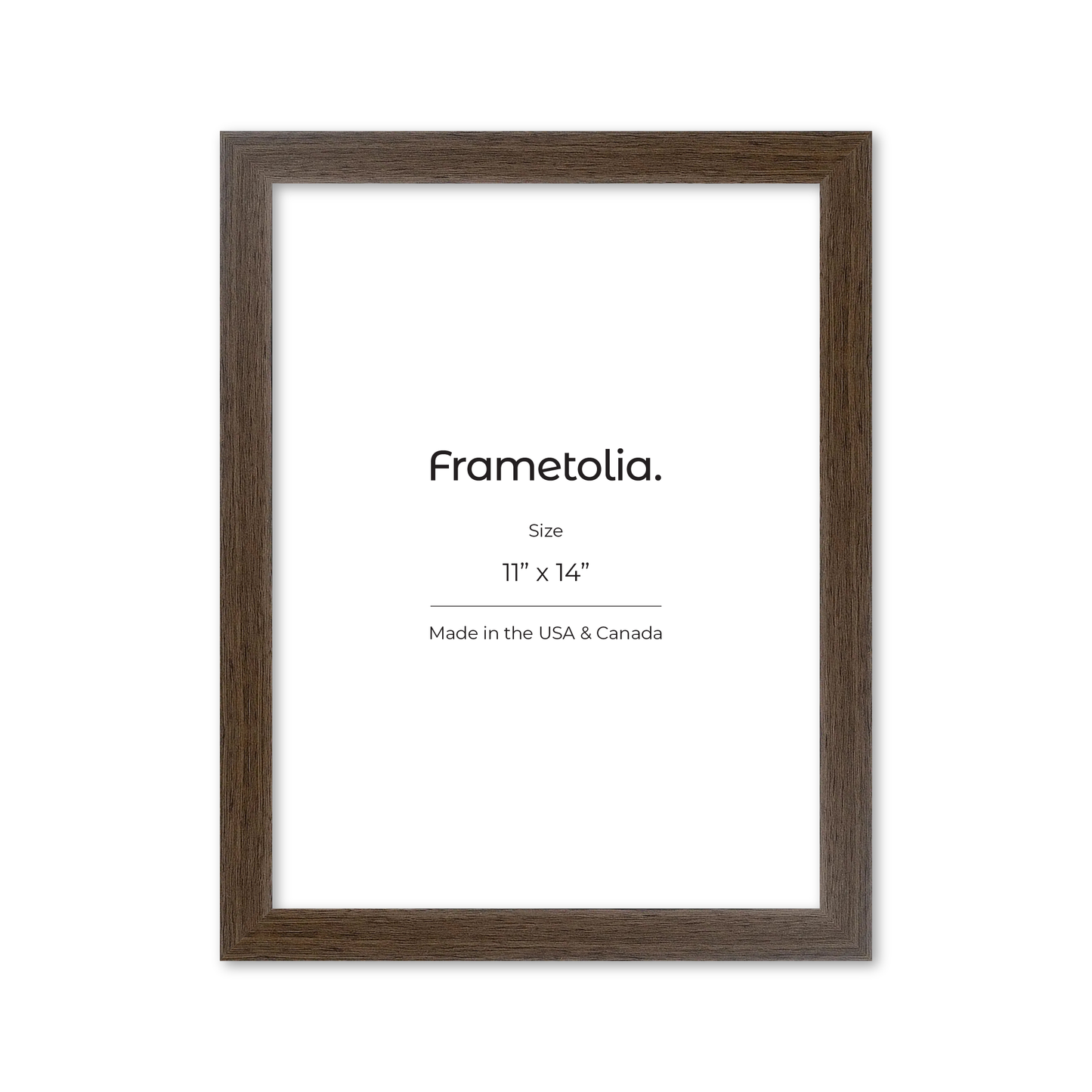11" x 14" Light Walnut Heritage Wall Frame