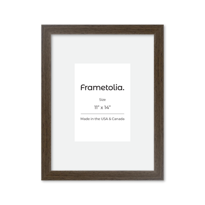 11" x 14" Light Walnut Heritage Wall Frame