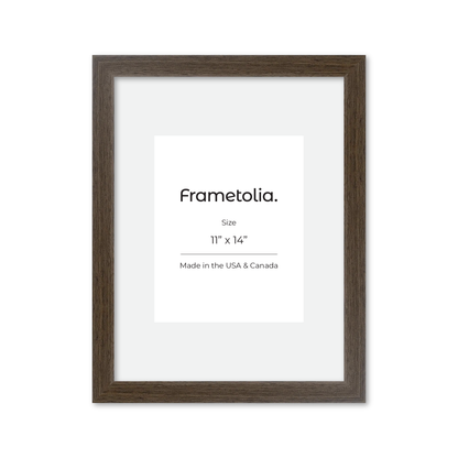 11" x 14" Light Walnut Heritage Wall Frame