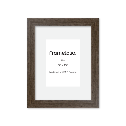 8" x 10" Light Walnut Heritage Wall Frame
