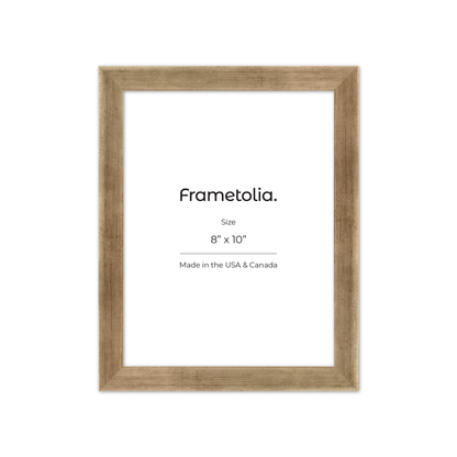 8" x 10" Pale Silver Monaco Wall Frame