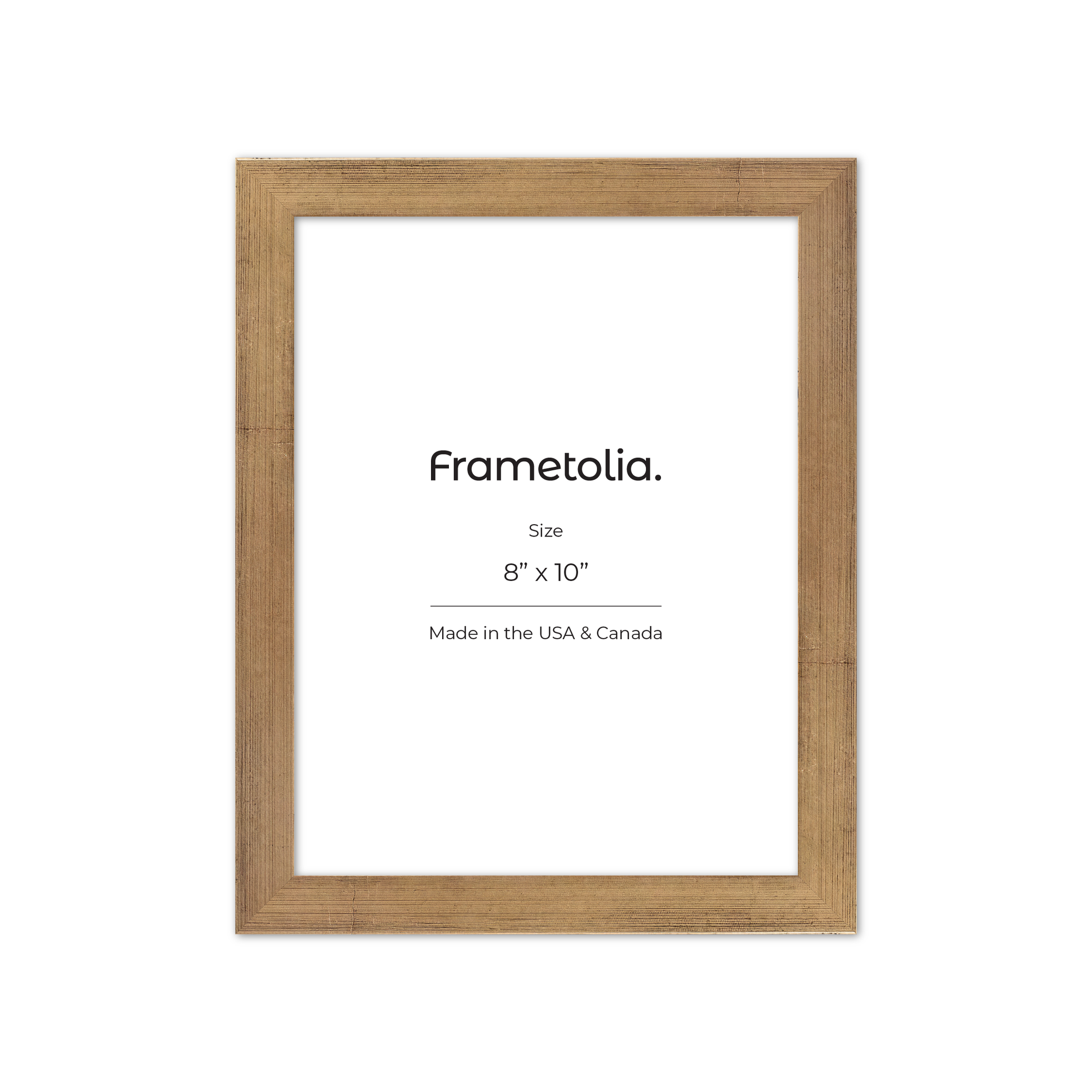 Brushed Gold Monaco Wall Frame
