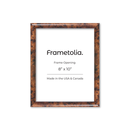 Amber Burlwood Milano Wall Frame