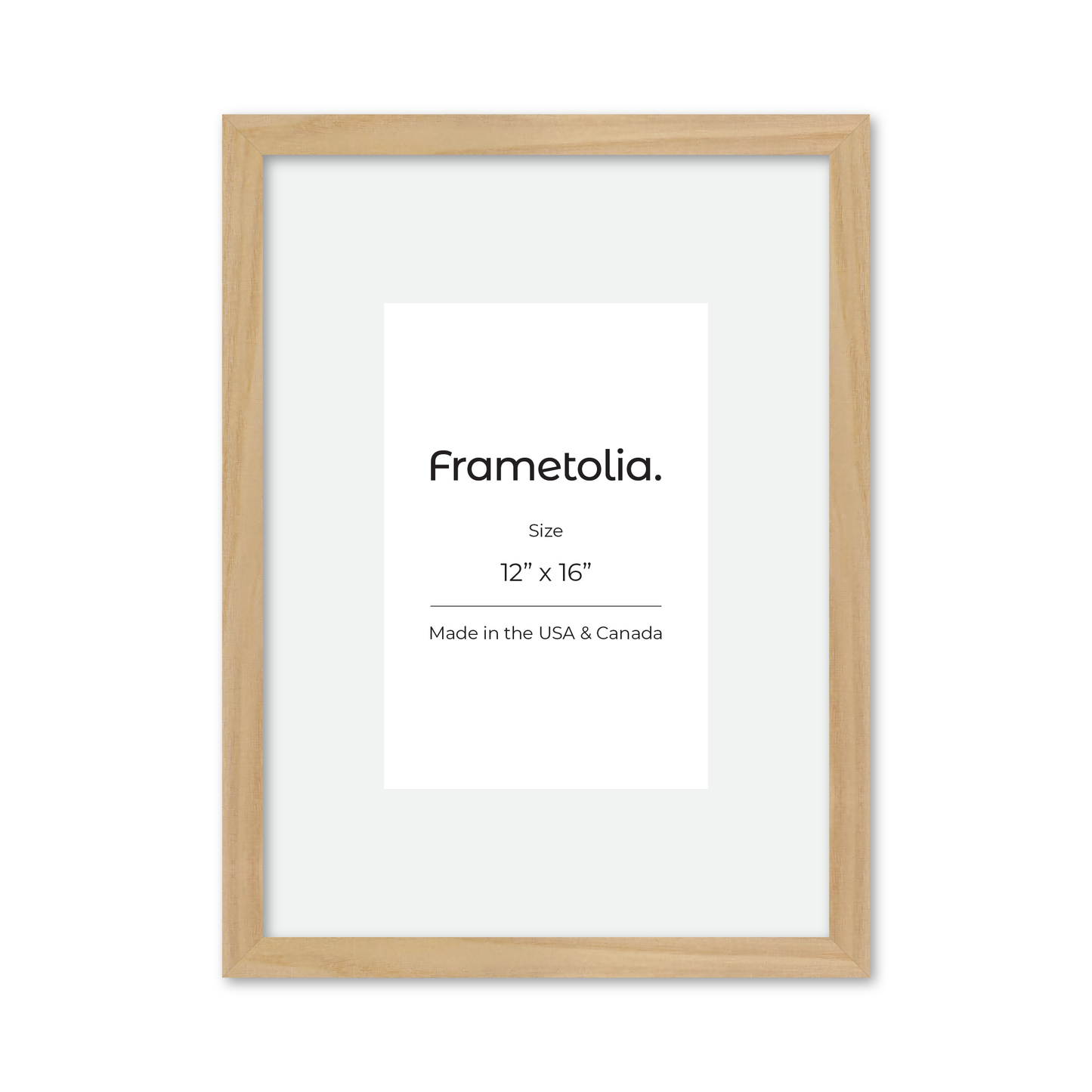 12" x 16" American Maple Heritage Wall Frame