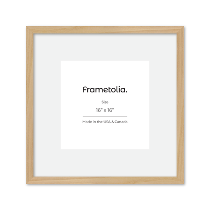 16" x 16" American Maple Heritage Wall Frame