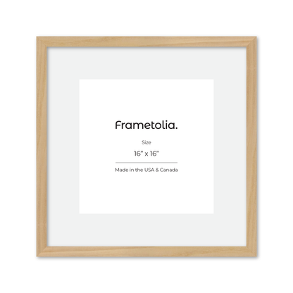 16" x 16" American Maple Heritage Wall Frame