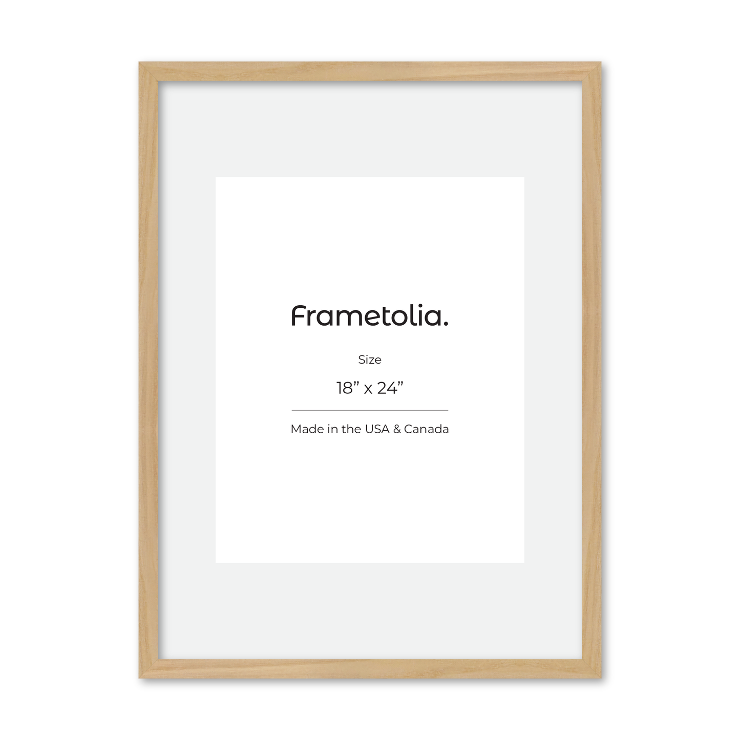 18" x 24" American Maple Heritage Wall Frame
