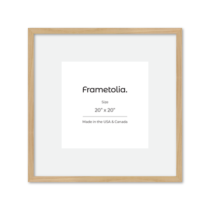 20" x 20" American Maple Heritage Wall Frame