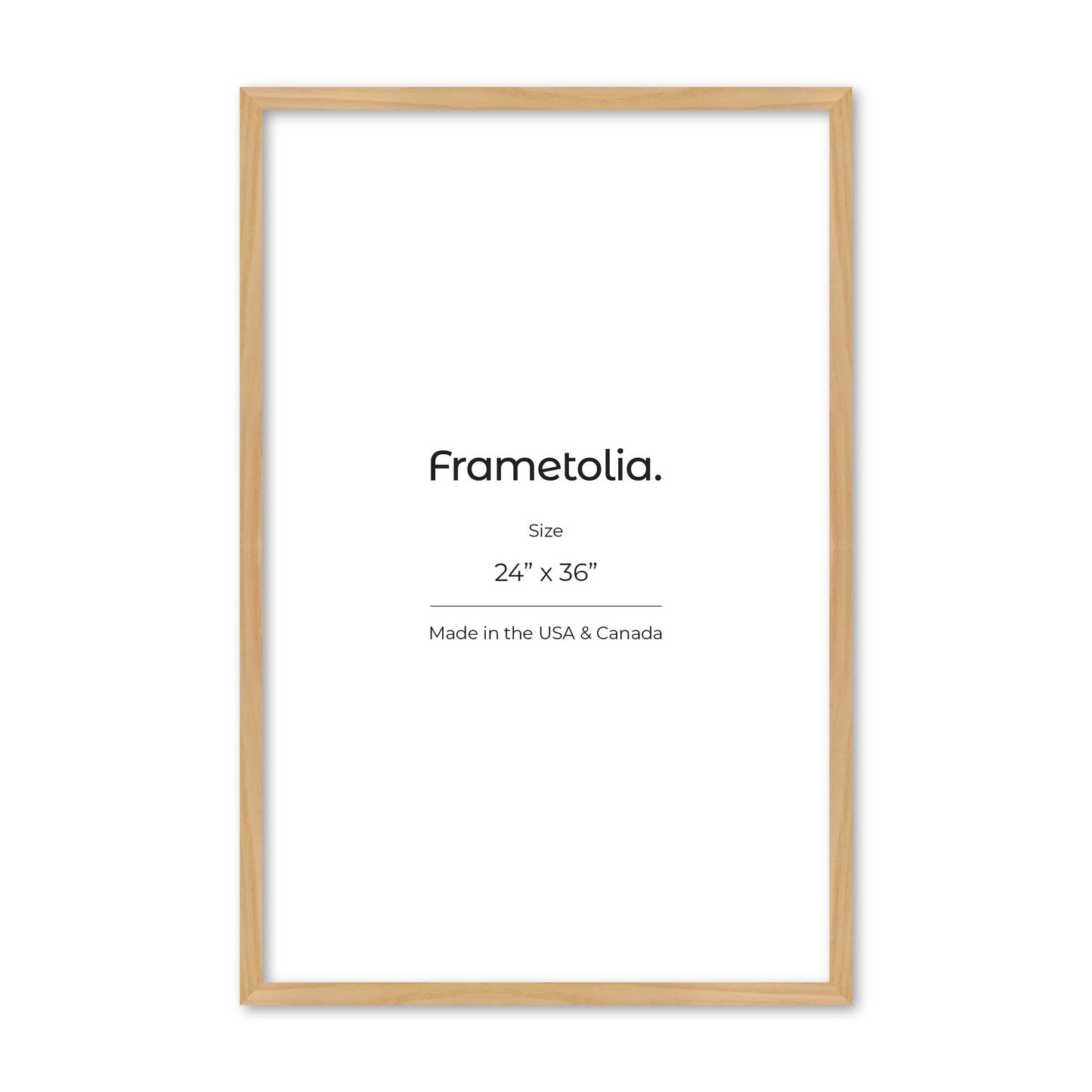 24" x 36" American Maple Heritage Wall Frame
