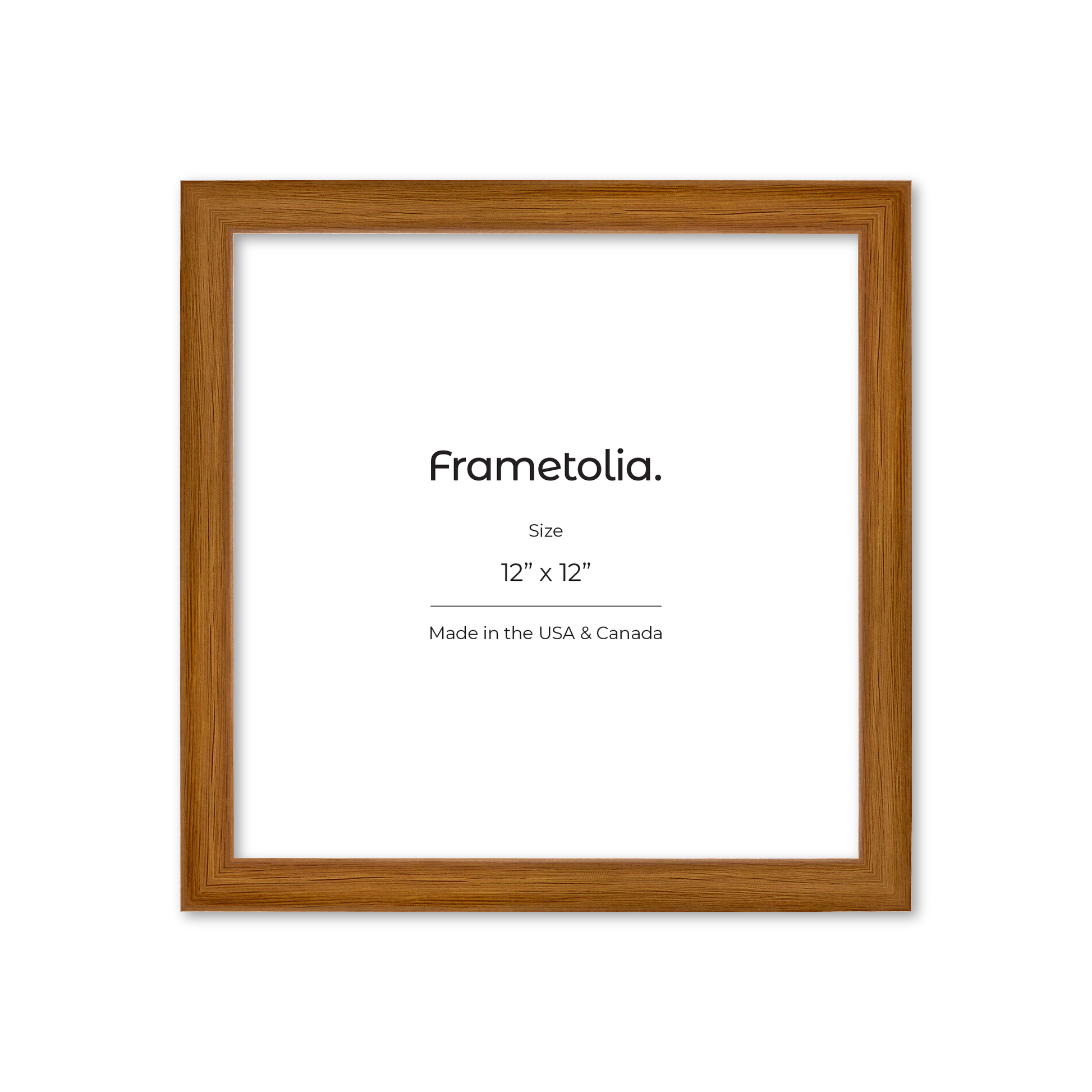 12" x 12" Light Oak Hudson Narrows Wall Frame