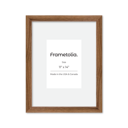 11" x 14" Light Walnut Hudson Narrows Wall Frame