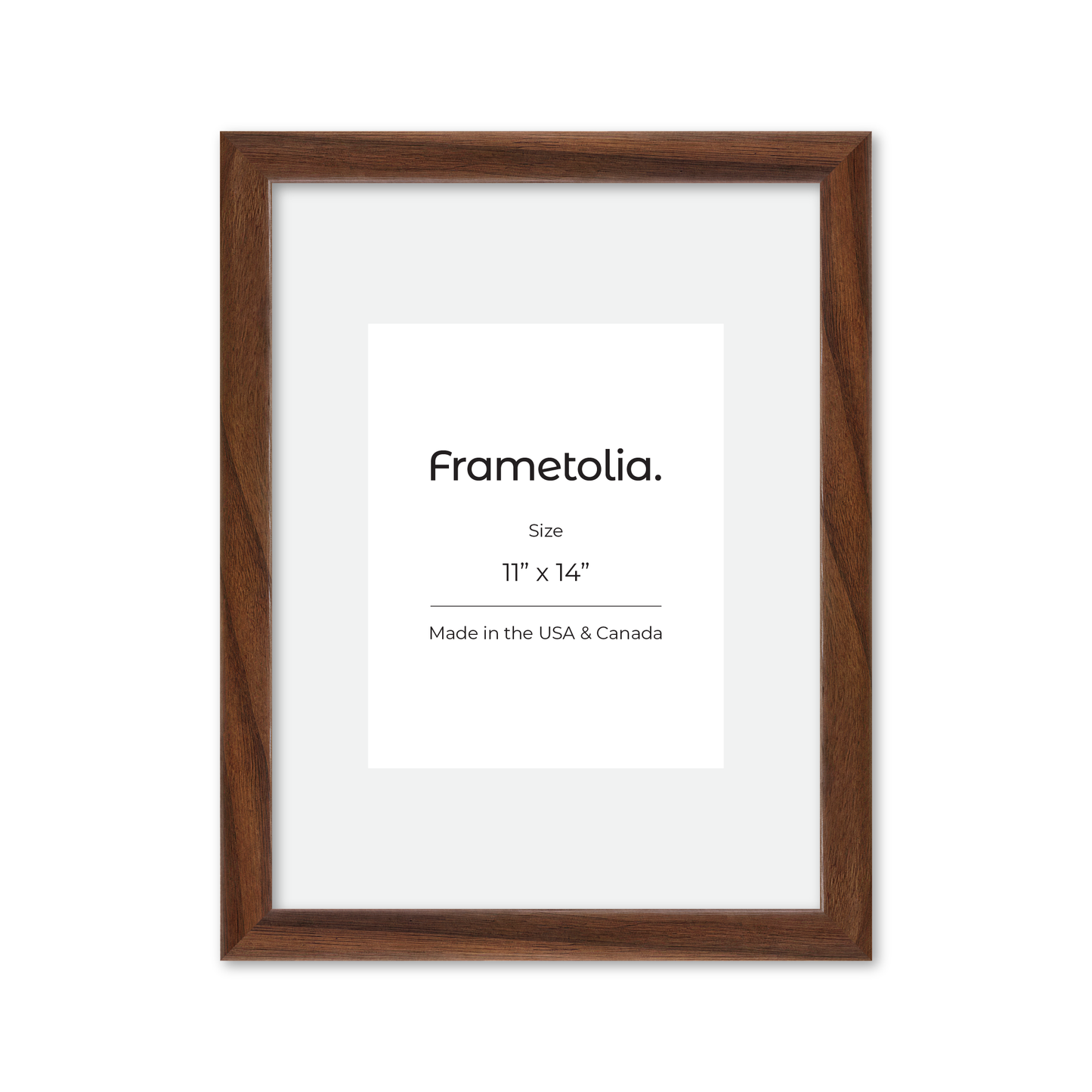 11" x 14" Dark Walnut Hudson Narrows Wall Frame