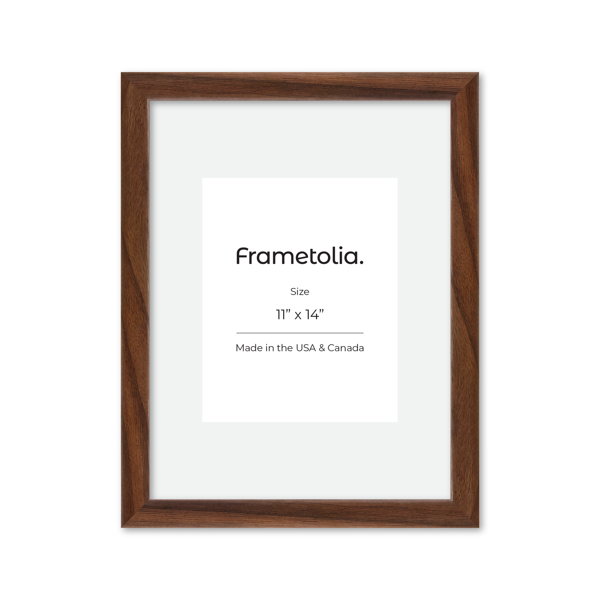 11" x 14" Dark Walnut Hudson Narrows Wall Frame