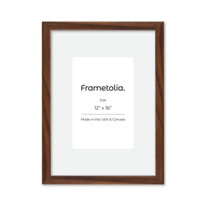 12" x 16" Dark Walnut Hudson Narrows Wall Frame