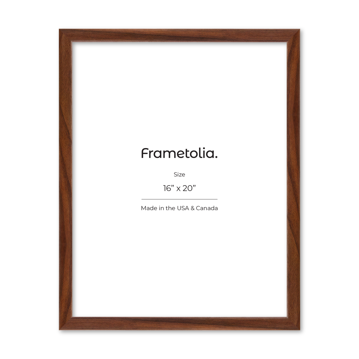 16" x 20" Dark Walnut Hudson Narrows Wall Frame