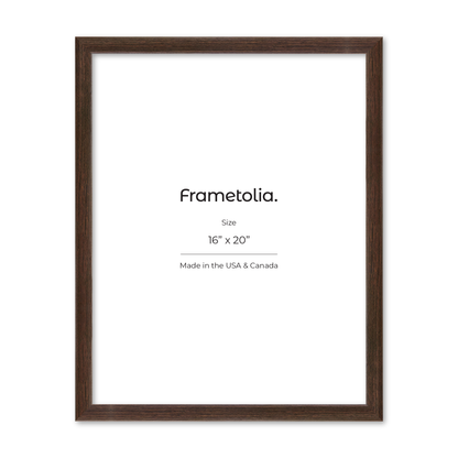 16" x 20" Dark Oak Hudson Narrows Wall Frame