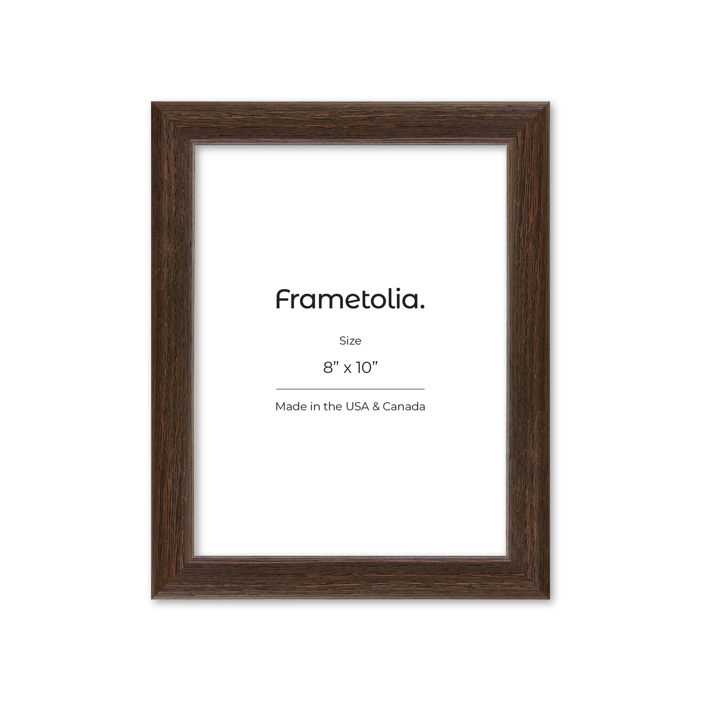 8" x 10" Dark Oak Hudson Narrows Wall Frame