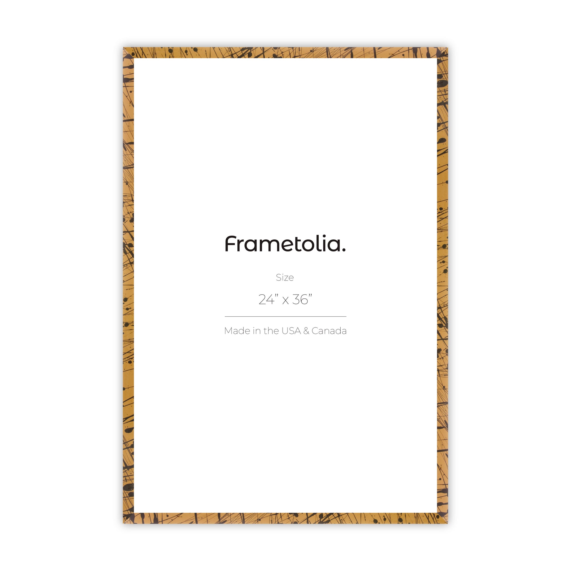 Front of picture frame