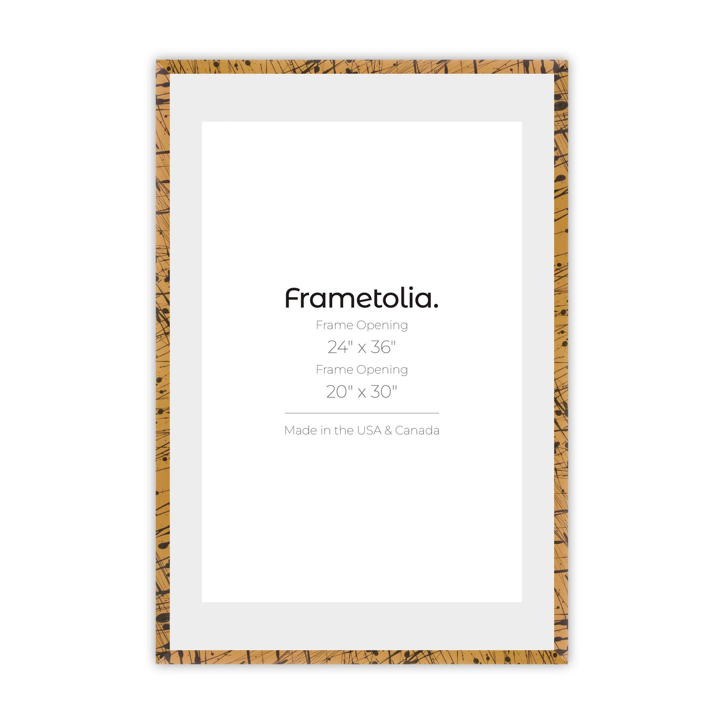 Front of picture frame